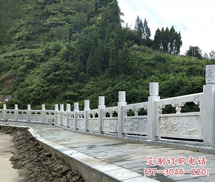 河源园林景观大理石栏板石雕_2