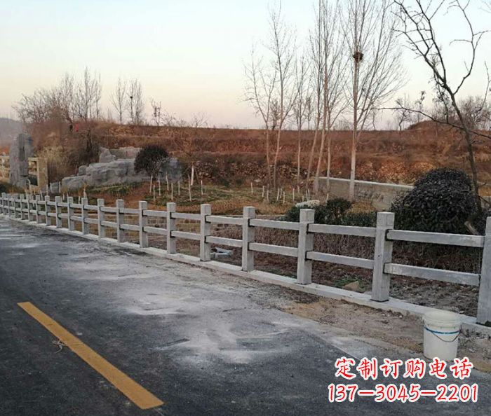 河源园林景观大理石栏杆石雕 (2)