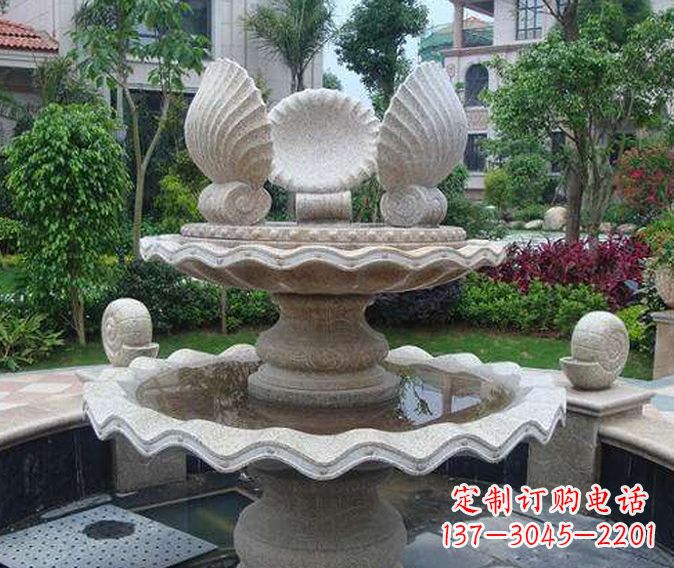 河源园林景观多层喷泉石雕