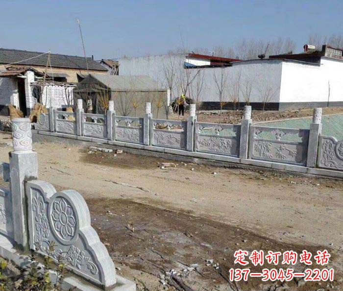 河源园林景观仿古栏板石雕