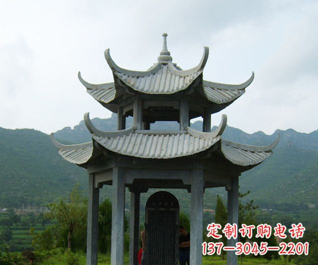 河源园林景观仿古凉亭石雕