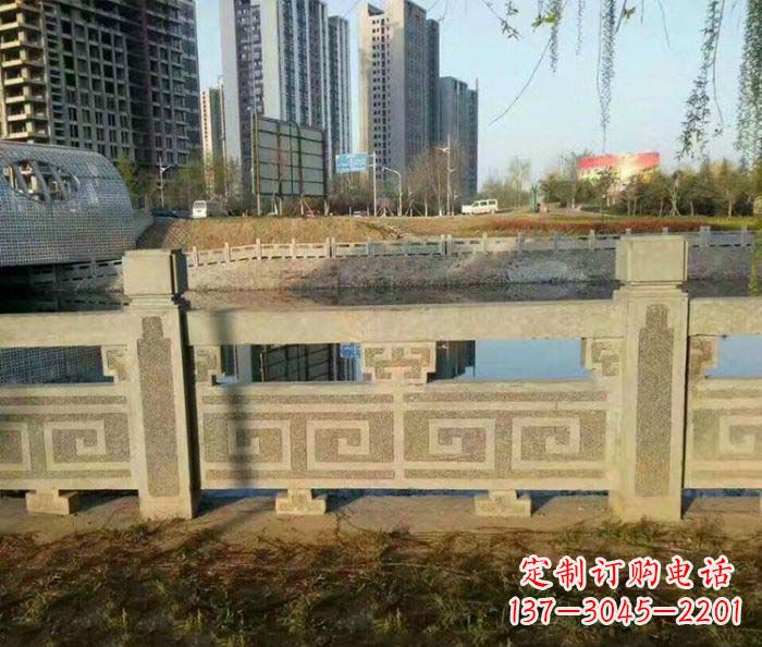 河源园林景观仿古石雕栏板 (3)