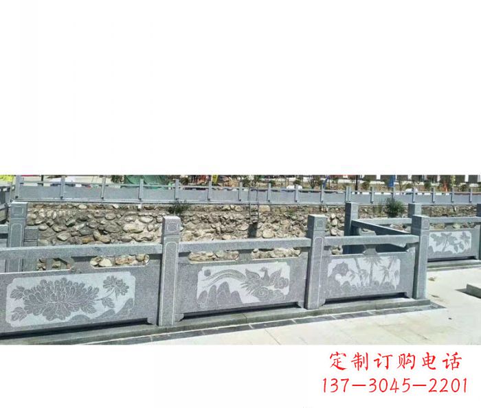 河源园林景观仿古石雕栏板 (5)