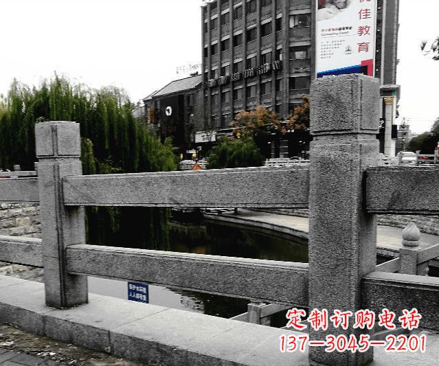 河源园林景观仿古石雕栏板 (9)