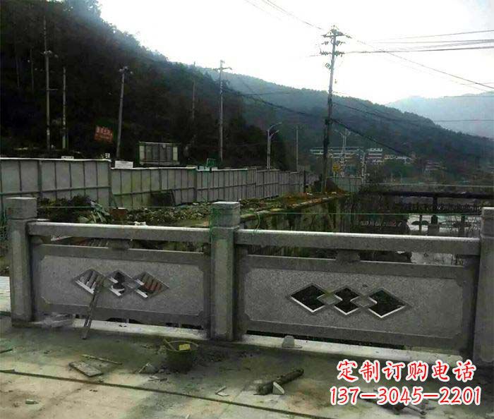 河源园林景观仿古石浮雕栏板 (2)