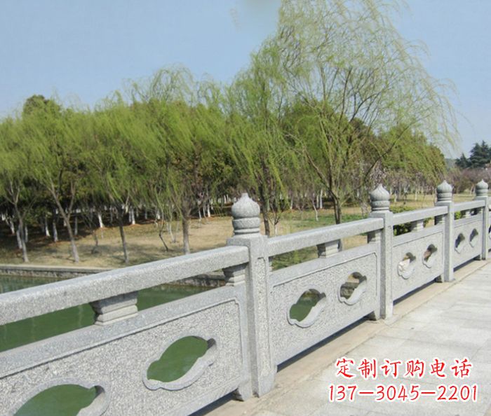 河源园林景观真山桥石雕栏板