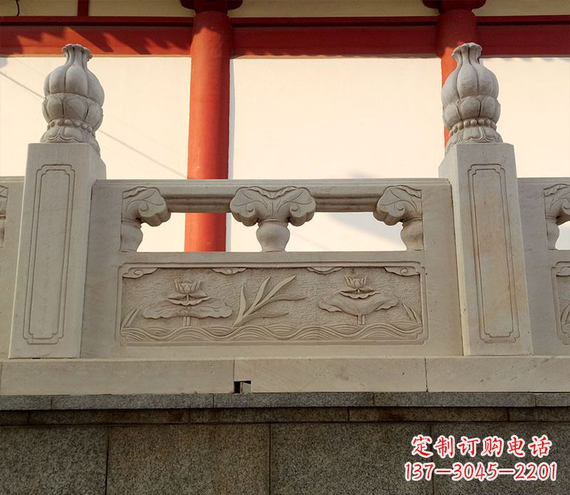 河源园林石浮雕栏板景观石雕 (2)