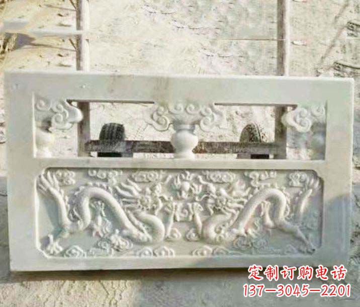 河源园林石浮雕栏板景观石雕