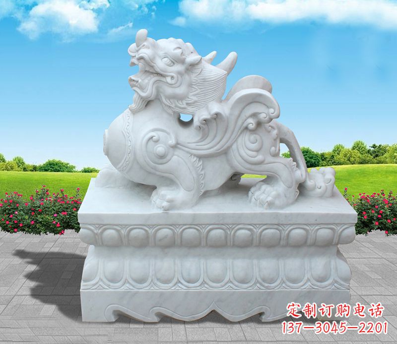 河源招财貔貅石雕