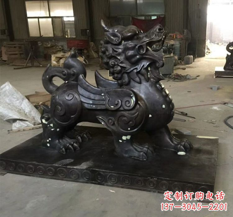 河源招财貔貅铜雕