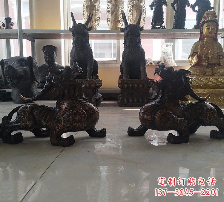 河源招财辟邪貔貅铜雕