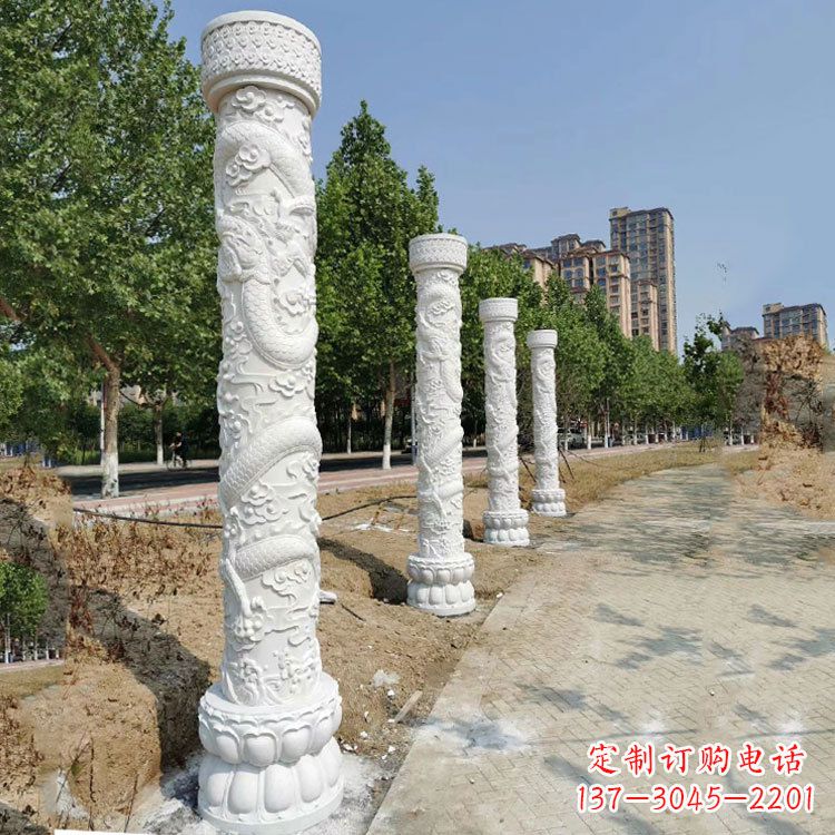 河源中国龙柱雕刻