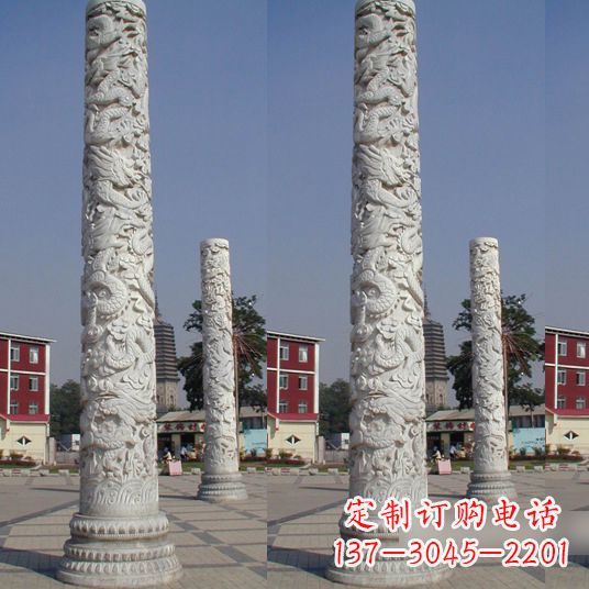 河源中国龙柱雕塑