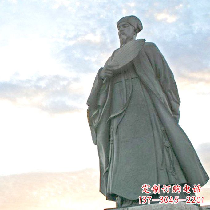 河源诸葛亮雕塑-三国著名历史人物雕像