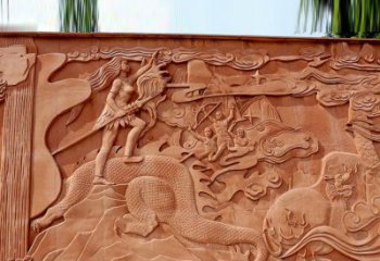 河源中国远古文化浮雕