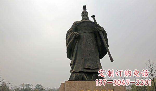 河源铸铜刘邦雕塑