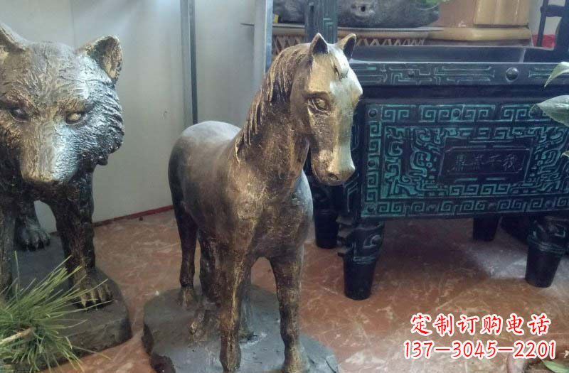 河源铸铜马雕塑222
