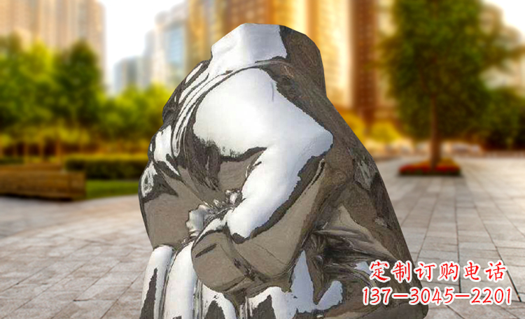 河源不锈钢拳头广场景观雕塑