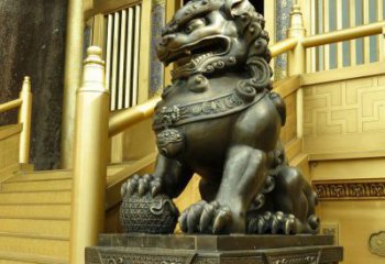 河源铸铜狮子北京狮铜雕