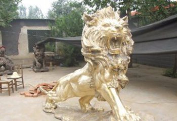 河源铸铜狮子铜雕 (3)