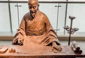 河源祖冲之圆周率情景小品雕塑-中国古代数学家著名历史人物
